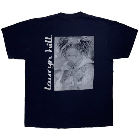 LAURYN HILL PORTRAIT DOUBLE SIDE TEE BLACK FITS XL 9687