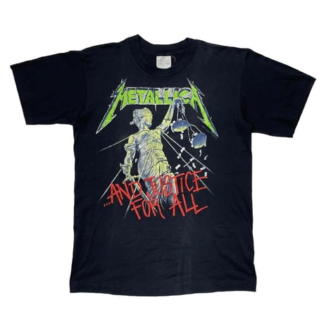 METALLICA AND JUSTICE FOR ALL 1988 TOUR BROCKUM LARGE FITS S-M 8351