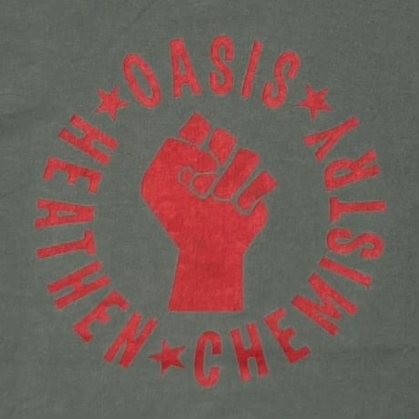 oasis HEATHEN CHEMISTRY KHAKI FRUIT OF THE LOOM MEDIUM 7061