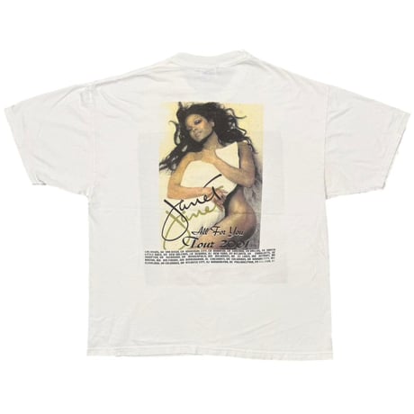 JANET JACKSON ALL FOR YOU TOUR 2001 BOOTLEG HANES XL 9836