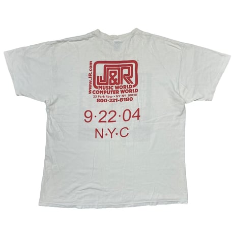 GREEN DAY AMERICAN IDIOT J&R 2004 WHITE FRUIT OF THE LOOM XL 4702