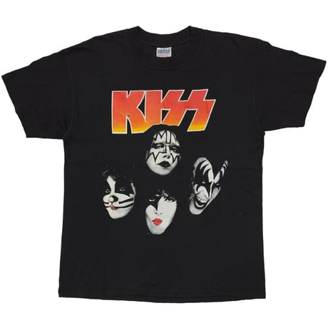 KISS 2000 THE FAREWELL TOUR 4 FACES BOOTLEG GILDAN LARGE 6940