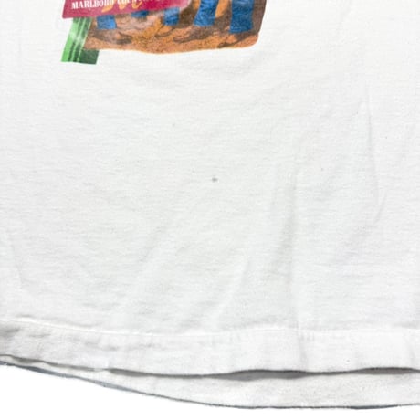 Marlboro CACTUS RODEO COUNTRY STORE POCKET WHITE FRUIT OF THE LOOM XL 7307