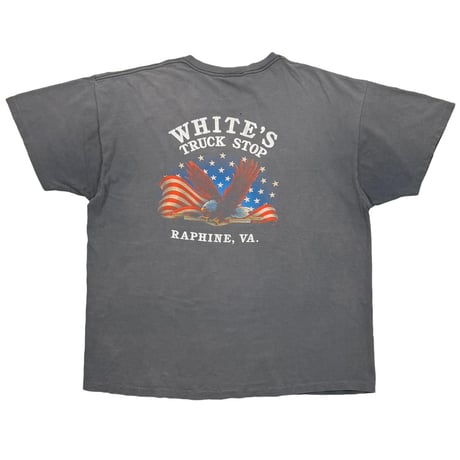 OLD&VINTAGE EAGLE BORN WILD AMERICAN BIKER FITS XL 1157