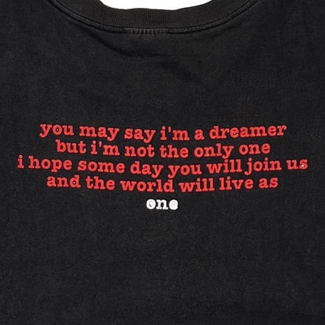 John Lennon IMAGINE you may say i'm a dreamer... one Hanes LARGE 8549