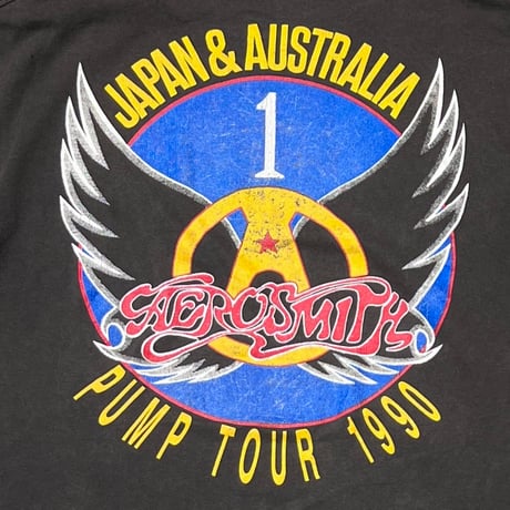 AEROSMITH AERO FORCE ONE PUMP TOUR 1990 BROCKUM LARGE 8636