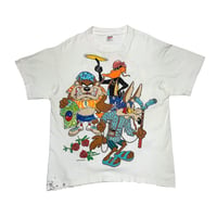 LOONEY TUNES 1993 REGEE FES TEE ANVIL LARGE 8473