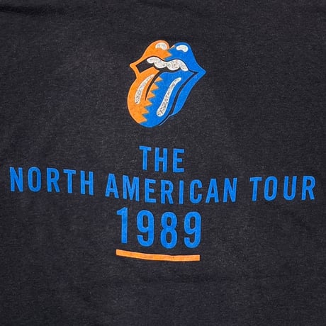 ROLLING STONES 	1989 THE NORTH AMERICAN TOUR SPLIT LIP & TONGUE FITS LARGE 8003