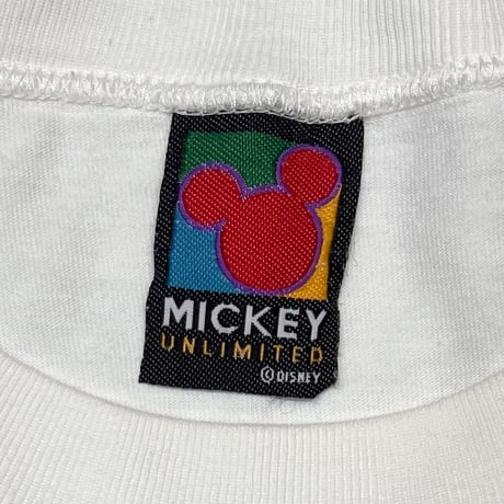 DISNEY VINTAGE MICKEY MOUSE FILM SILHOUETTE WHITE L/XL 8312