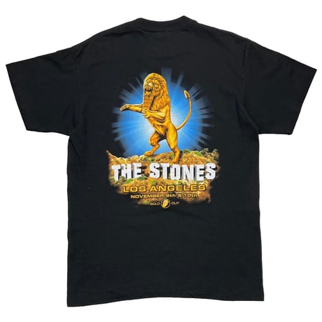 THE ROLLINIG STONES GOLD TONGUE BRIDGES TO BABYLON GOLD LION BACK ANVIL LARGE 0773