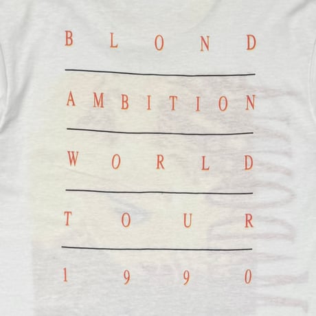 MADONNA BLOND AMBITION WORLD TOUR 1990 WHITE FITS LARGE 6864