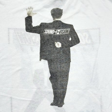 DAVID BOWIE SOUND + VISION TOUR 1990 WHITE BROCKUM LARGE 6528