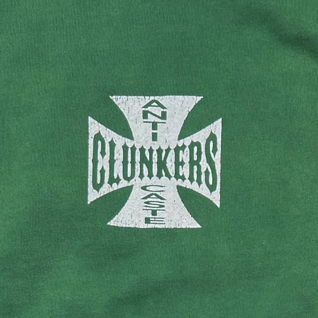 greatLAnd ORIGINAL CLUNKERS CREW NECK SWEAT SHIRT GREEN