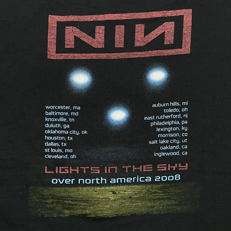 NINE INCH NAILS LIGHTS IN THE SKY OVER NORTH AM