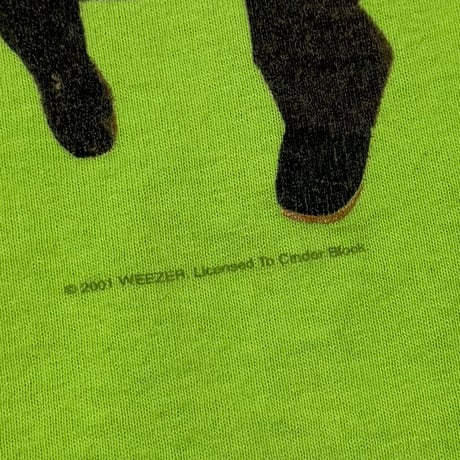 WEEZER MEMBER PORTRAIT LIME GILDAN MEDIUM 2398