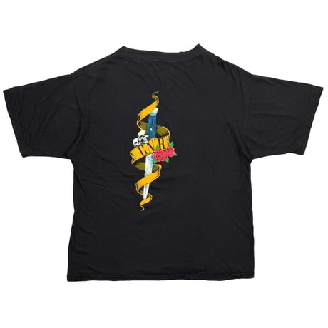 GUNS N' ROSES 1990 SKULL HEART EURO FITS XL 0291