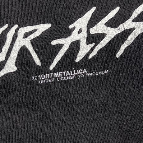 METALLICA 1987 METAL UP ASS METALLICA TAG LARGE 5114