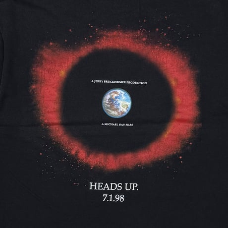 ARMAGEDDON MOVIE PROMO BACK EARTH HEADS UP 7.1.98 HYLAND XL 6925