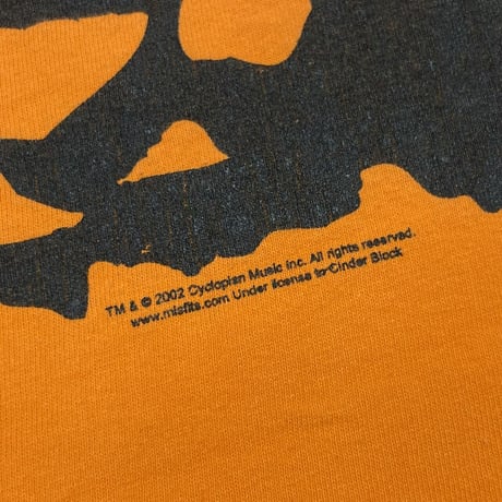 MISFITS HUGE SKULL ORANGE FITS XL 8540