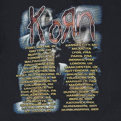 KORN SICK AND TWISTED BOOTLEG GILDAN LARGE 4198