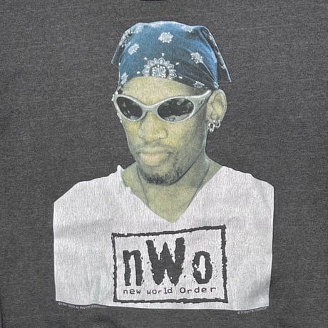 DENNIS RODMAN 1997 nWo CREWNECK SWEAT DELTA LARGE 8904