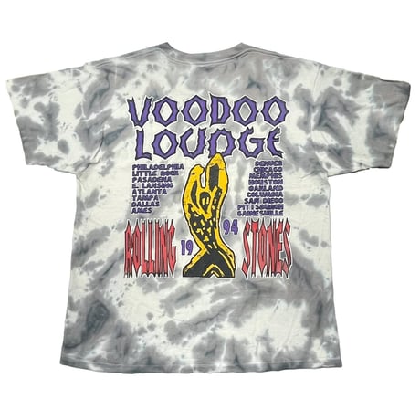 ROLLING STONES VOODOO LOUNGE US TOUR 1994 TIE DYE TULTEX XL 5753