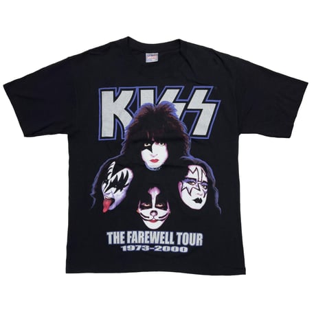 KISS THE FAREWELL TOUR 1973-2000 LEGENDS NEVER DIE ALL SPORT LARGE 7242