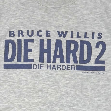 DIE HARD 2 MOVIE PROMO ASH GREY ONEITA LARGE 4159