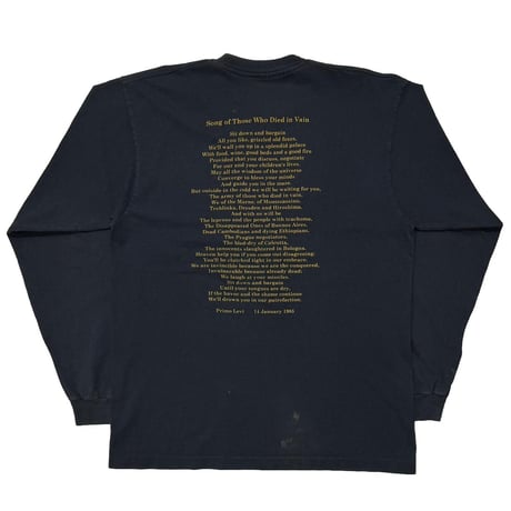 MANIC STREET PREACHERS GOLD AGAINST THE SOUL LS SCREEN STARS FITS XL 5667