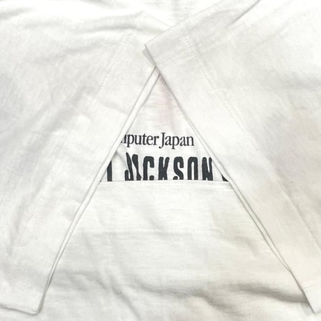 JANET APPLE APPLE COMPUTER JAPAN TOUR 1990 WHITE FITS MEDIUM 0795