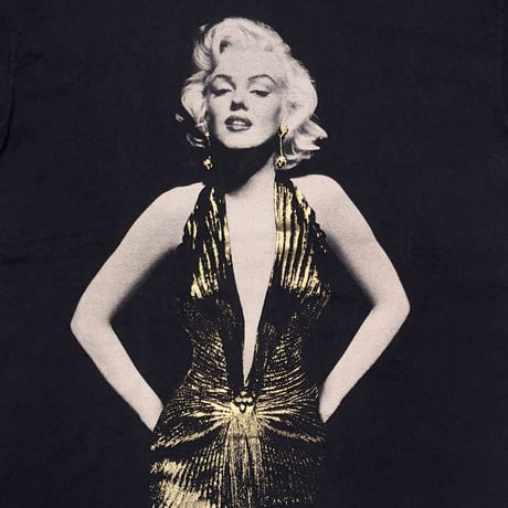 MARILYN MONROE 1995 METALLIC DRESS FRUIT OF THE LOOM LARGE 6771