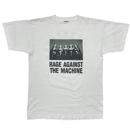 RAGE AGAINST THE MACHINE NUNS & GUNS WHITE FITS LARGE 8262