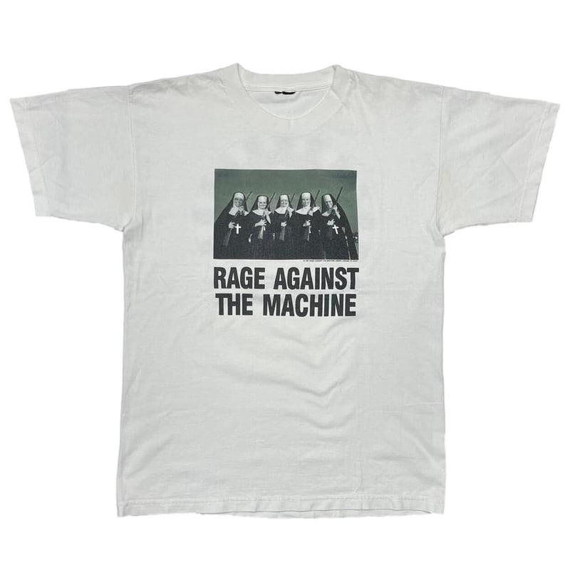 RAGE AGAINST THE MACHINE NUNS & GUNS WHITE FITS