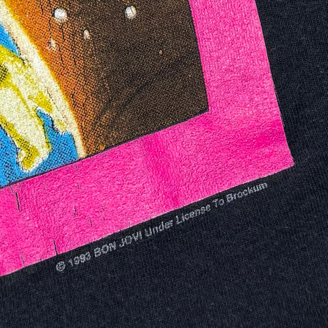 BON JOVI SLIPPERY WHEN WET ON TOUR 1987 FITS LARGE 4178