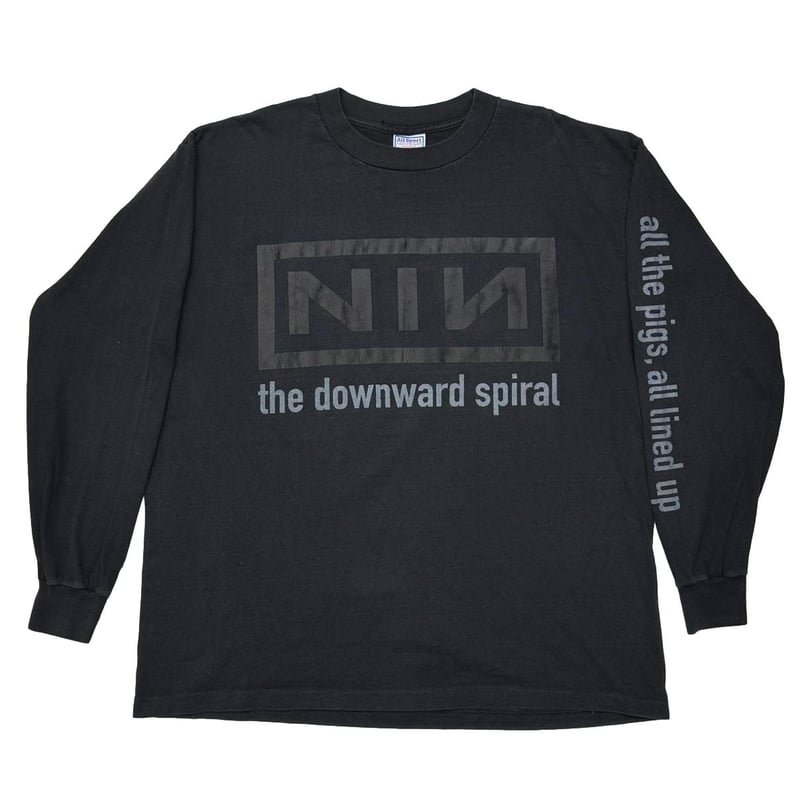 完売品 公式 正規品 Nine Inch Nails 1994 長袖 ロンT NINE INCH NAILS 1994 THE DOWNWARD SPIRAL BOOTLE