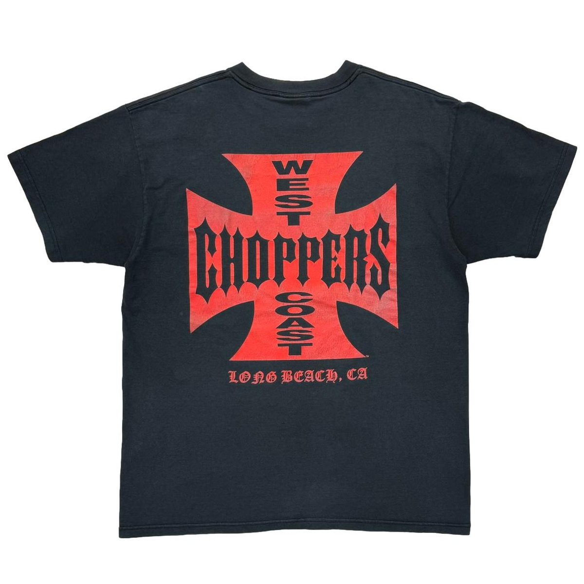 ZWest coast choppers 袖ロゴアイアンクロス ZWest coast choppers 袖ロゴアイアンクロス USED】WEST COAST
