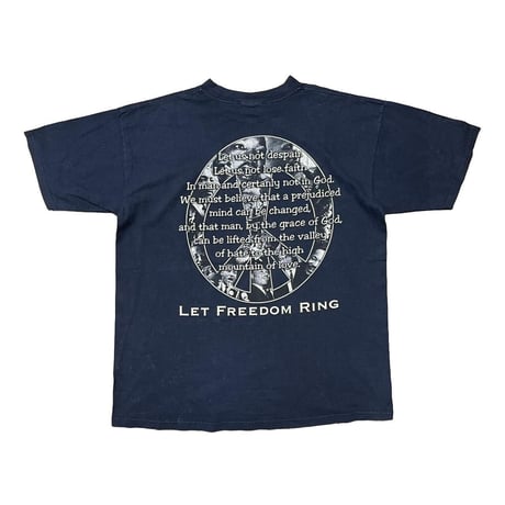 BLACK HISTORY LET FREEDOM RING TEE NAVY XL KD4824