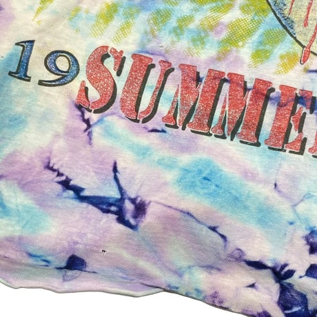METALLICA 1994 SUMMER TOUR DAZIG SUICIDAL TENDENCIES BOOTLEG TEE TIEDYE SHORT HILLS FITS XL 8894