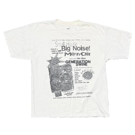 MOTLEY CRUE GENERATION SWINE LIVE TOUR WHITE MURINA XL 8880
