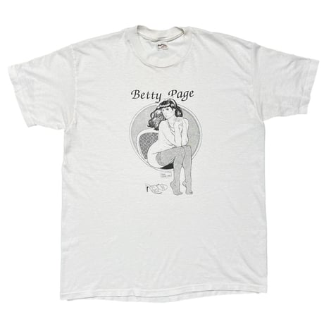 BETTIE PAGE MONOCHROME BETTY PAGE ILLUST WHITE STEDMAN XL 3327