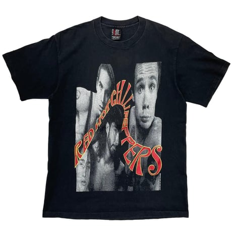 RED HOT CHILI PEPPERS 1990 CURVING LOGO MEMBER PORTRAIT GINAT BY TEE JAYS LARGE 1981