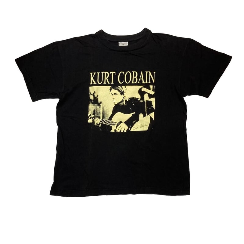 KURT COBAIN NIRVANA EURO BOOTLEG TEE BLACK MEDI