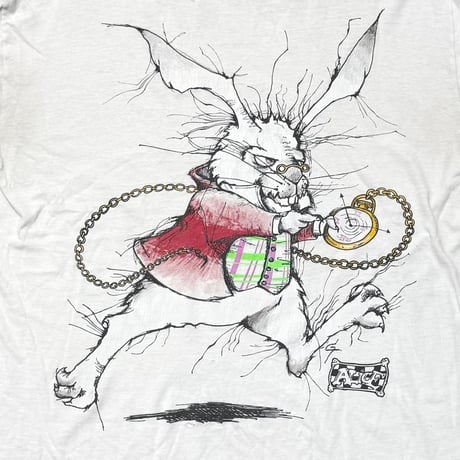 ALICE IN WONDERLAND WHITE RABBIT LS ANDAZIA LARGE 9712