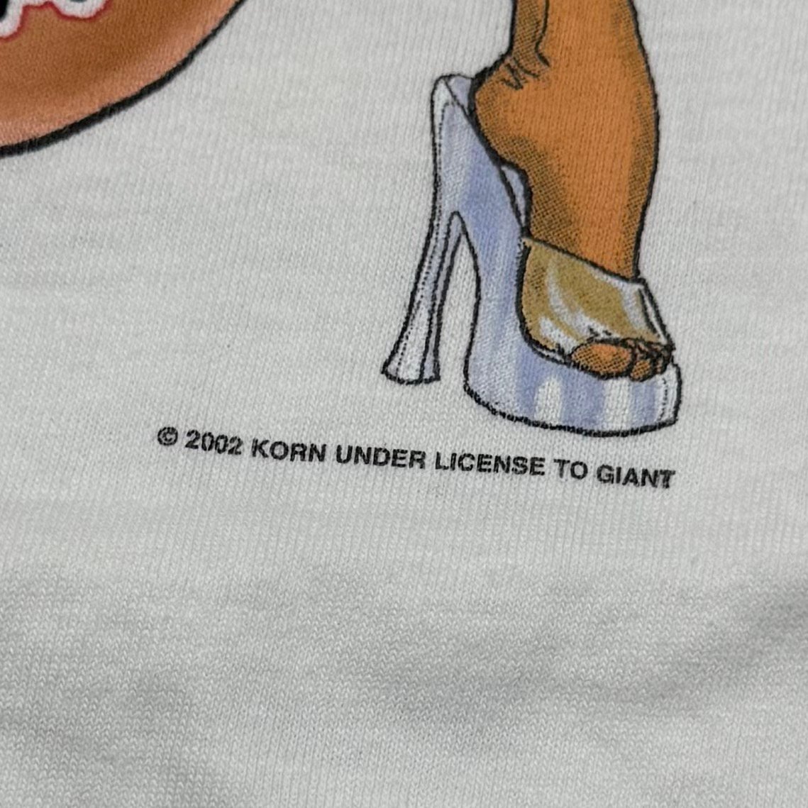 KORN POP SUX TOUR 2002 WHITE M&O XL 8059 | grea