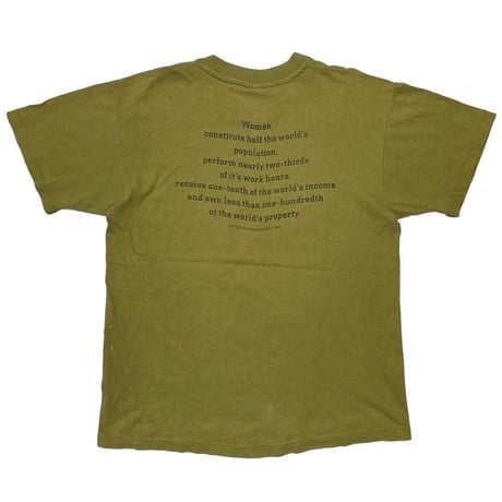 RAGE AGAINST THE MACHINE UNITED NATIONS REPORT 1980 SAGE GREEN anvil LARGE 8142