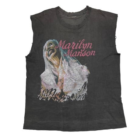 MARILYN MANSON SWEET DREAMS one made of this SLEEVE CUT FITS XL 7797