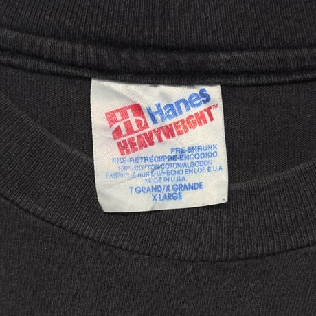 Apple COLOR TEXT LOGO Hanes XL 5058
