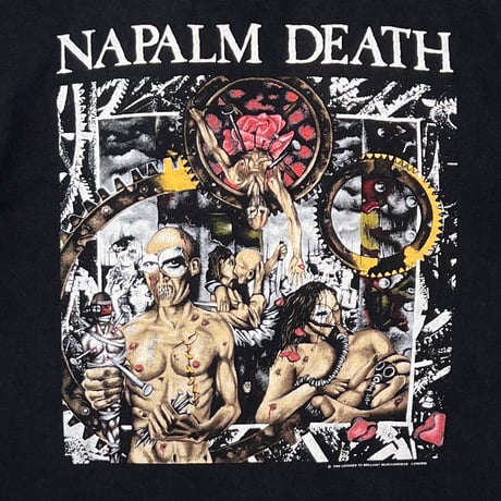 NAPALM DEATH CAMPAING FOR MUSCIAL DESTRUCTION EUROPE 1992 SCREEN STARS XL 7057