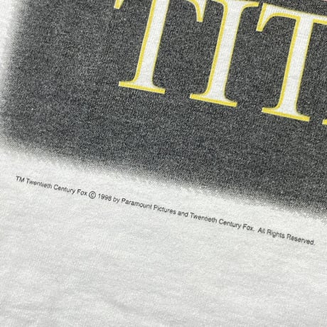 TITANIC 1998 MOVIE PROMO TEE WHITE XL 0527