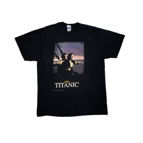 TITANIC 1998 MOVIE SCENE TEE BLACK XL 1222